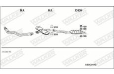 Výfukový systém WALKER MB42004B
