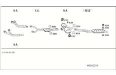 Výfukový systém WALKER MB50007B