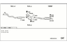 Výfukový systém WALKER MB56002A
