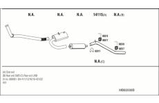 Výfukový systém WALKER MB82008B