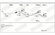 Výfukový systém WALKER MB82014B