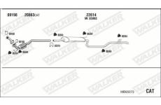 Výfukový systém WALKER MB95073