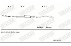Výfukový systém WALKER MBH14976A