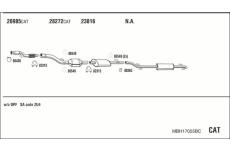 Výfukový systém WALKER MBH17055BC