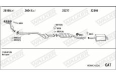 Výfukový systém WALKER MBH17862A