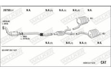 Výfukový systém WALKER MBK007503