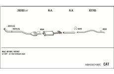 Výfukový systém WALKER MBK008749BC