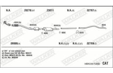 Výfukový systém WALKER MBK008752BB