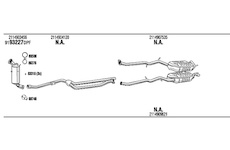 Výfukový systém WALKER MBK011234BA