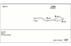 Výfukový systém WALKER MBK016089AC