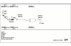 Výfukový systém WALKER MBK016574BA