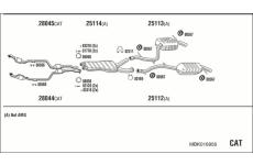 Výfukový systém WALKER MBK016956