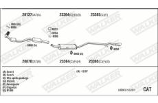 Výfukový systém WALKER MBK018261