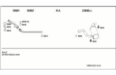 Výfukový systém WALKER MBK028154A