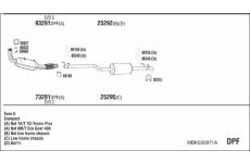 Výfukový systém WALKER MBK032871A