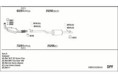 Výfukový systém WALKER MBK032884A