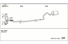 Výfukový systém WALKER MBK100172BA