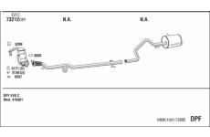 Výfukový systém WALKER MBK100172BB