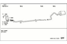Výfukový systém WALKER MBK100172DB
