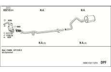 Výfukový systém WALKER MBK100172FA