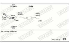 Výfukový systém WALKER MBK138913A