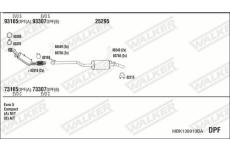 Výfukový systém WALKER MBK138913BA