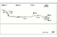 Výfukový systém WALKER MBT10229