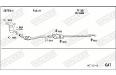 Výfukový systém WALKER MBT16143