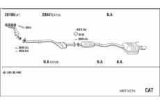 Výfukový systém WALKER MBT16719