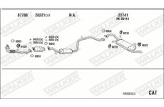 Výfukový systém WALKER MI89023