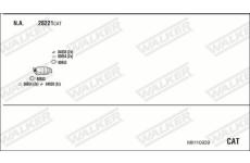 Výfukový systém WALKER MIH10939