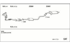 Výfukový systém WALKER MIH17751