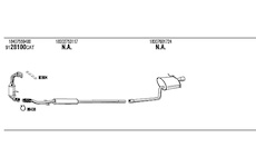 Výfukový systém WALKER MNK033075
