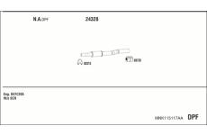 Výfukový systém WALKER MNK115117AA