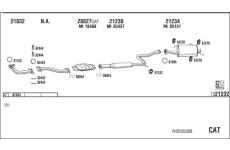 Výfukový systém WALKER NI55002B