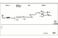 Výfukový systém WALKER NI55008