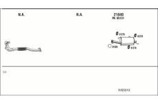 Výfukový systém WALKER NI55010