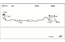 Výfukový systém WALKER NI55036