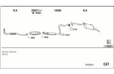 Výfukový systém WALKER NI65001