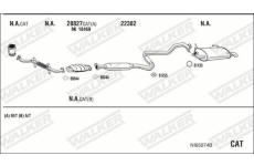 Výfukový systém WALKER NI65074B