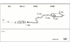 Výfukový systém WALKER NI80416A
