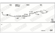 Výfukový systém WALKER NI80449