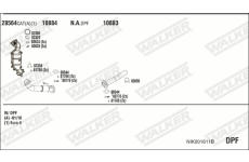 Výfukový systém WALKER NIK001611B