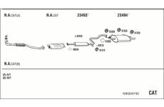 Výfukový systém WALKER NIK004745