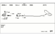 Výfukový systém WALKER NIK011136E
