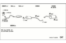 Výfukový systém WALKER NIK017158DB