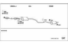 Výfukový systém WALKER NIK018973A