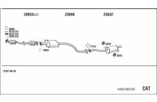 Výfukový systém WALKER NIK018973C