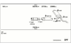 Výfukový systém WALKER NIK020094A