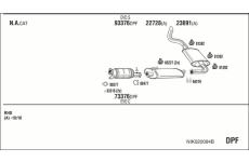 Výfukový systém WALKER NIK020094B